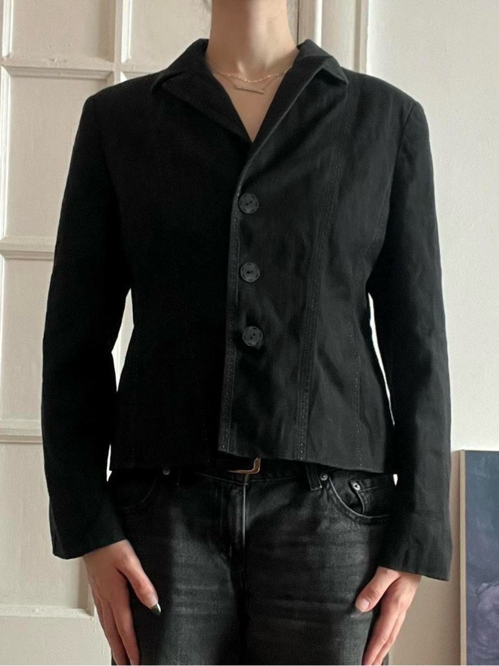 Dark Grey/Black Bordo Fashion Jacket